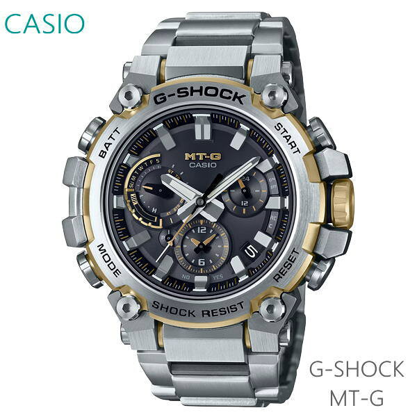メンズ 腕時計 7年保証 送料無料 カシオ G-SHOCK ソーラー 電波 MTG-B3000D-1A9JF 正規品 CASIO MT-G