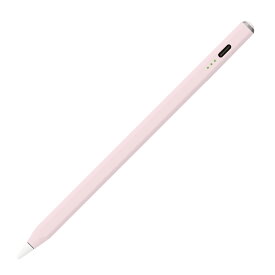 ナカバヤシ Digio2 タッチペン iPad専用 充電式 ペアリング不要 パームリジェクション対応 傾き検知機能付き ペン先の交換可能 2018年以降のiPadの全機種に対応 Apple Pencil ペールピンク TPEN-001P【メール便送料無料】