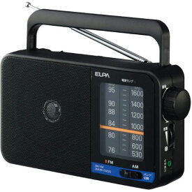【14482】AM/FMポータブルラジオ ER-H100 ELPA 1949500