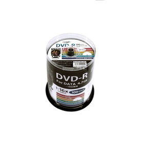 【送料無料】HI DISK DVD-R データ記録用 16倍速 4.7GB ホワイトプリンタブル スピンドルケース 100枚×3個セット HDDR47JNP100×3P 【送料込み】/スポーツ/記念/撮影/録画/記録