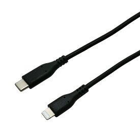 【メーカー直販】ミヨシ(MCO) Lightning &#8211; USB Type-C ケーブル メッシュケーブルタイプ 1.2m SCL-T12N/BK【あす楽】