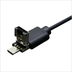 【16758】【在庫処分】【メーカー直販】ミヨシ(MCO) シェア機能付き microUSBケーブル 1m USB-MS201/BK - MOBIBLE
