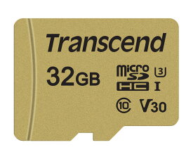 【ネコポス便送料無料】【正規国内販売代理店】トランセンド　32GB UHS-I U3 MLC microSDHCカード　TS32GUSD500S