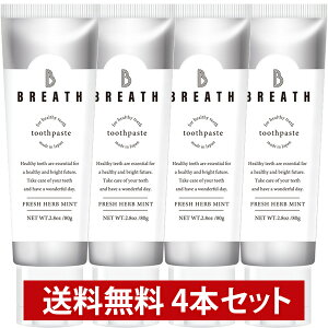 y܂ƂߔzB BREATH r[uX p gD[Xy[Xg tbV~g̍ 80g 4{Zbg gD[X y[Xg  򕔊Oi ^oR̃j zCgjO \h LP