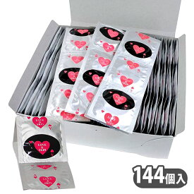 ラブアンドスキン （144個入り） コンドーム 144個入 こんどーむ 避妊具 大容量 業務用 女性人気