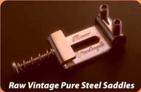 Raw Vintage Raw Vintage pure steel saddlesブリッジ・サドル for ヴィンテージ・サウンド「SET」RVS-112 / 108 【RCP】