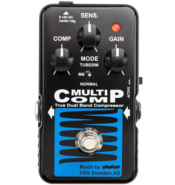 楽天市場】EBS MULTICOMP Blue Label True Dual Band Compressor 