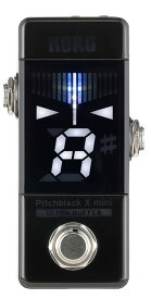 KORG Pitchblack X mini (PB-X-MINI) CHROMATIC PEDAL TUNER コルグ　ピッチブラック ミニ　チューナー　バッファー