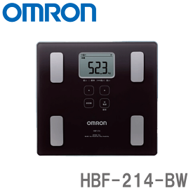 HBF-214-BW カラダスキャン 体重体組成計 ※1 オムロン OMRON 【カードOK】 ・家族4人までのデータ登録可能・基礎代謝や骨格筋率まで判定【KK9N0D18P】【RCP】