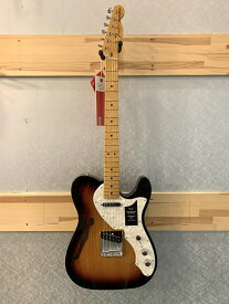 【展示品】Fender Vintera II 60s Telecaster Thinline 3-Color Sunburstフェンダー テレキャスター シンライン サンバースト