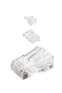 �G���R�� RJ45�R�l�N�^ ���[�h�o�[�t�� 100���� LD-6RJ45T100/L