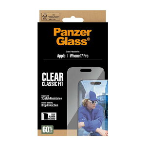 PanzerGlass �p���U�[�O���X iPhone 17 Pro Screen Protector Classic Fit ����t��