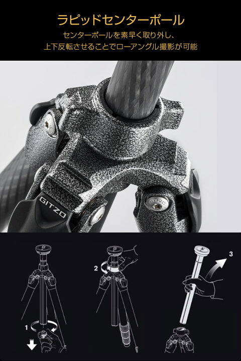 楽天市場】【OUTLET】Gitzo ジッツオ マウンテニア三脚3型4段ロング 