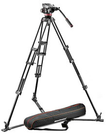 【公式 アウトレット】Manfrotto マンフロット ビデオキット ツインGSタイプ MVH502A,546GB-1 プロフェッショナル ビデオ三脚