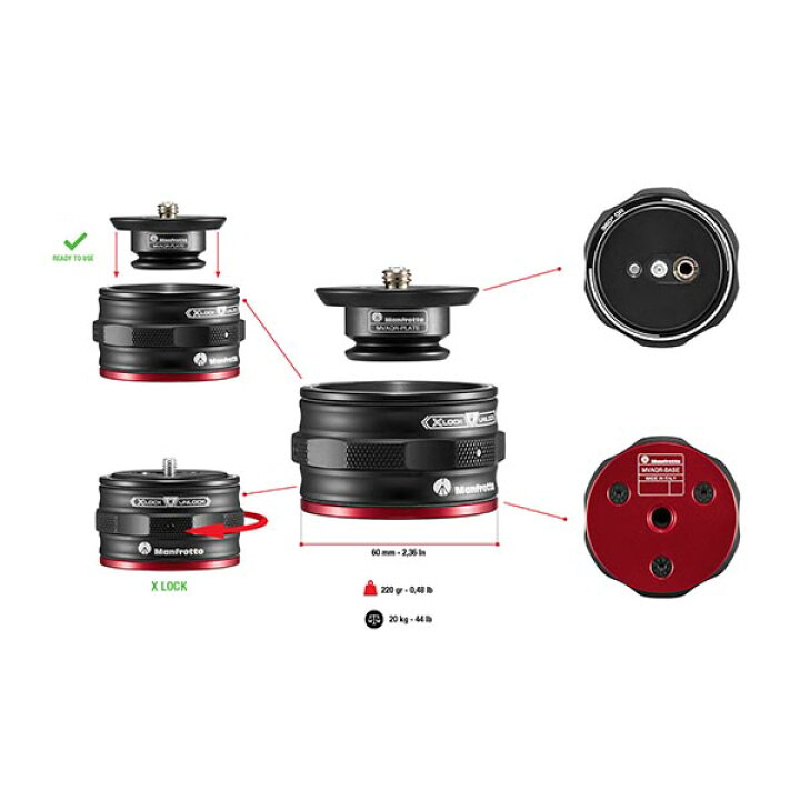 楽天市場】【OUTLET】Manfrotto マンフロット move クイックリリース 