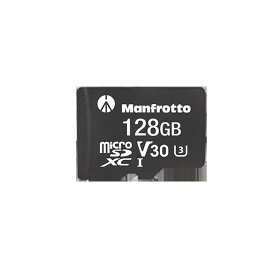 【公式 アウトレット】Manfrotto マンフロット プロフェッショナル microSDXCカード 128GB MANPROMSD128 4K動画や1080pフルHD動画に最適 最大72時間の完全防水性能