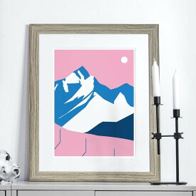 Top Of The Mountains Print (30 x 40cm) アート ポスター 北欧 リビング Art Poster