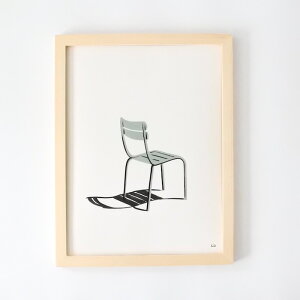 Kristen Boydstun Garden Chair Art Print (12×16 inch) t[t A[g |X^[ `FA[ ֎q  h[CO k ؍ G CXg rO IV   JtF gC ze  