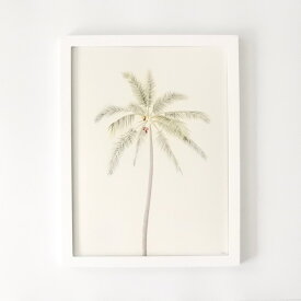 Kristen Boydstun Palm Tree Art Print (12×16 inch) フレーム付き アート ポスター ヤシの木 植物 南国 アメリカ 水彩 ドローイング 北欧 韓国 絵 イラスト リビング オシャレ 部屋 カフェ トイレ ホテル 玄関 壁掛け シンプル オススメ 人気 Pop Art Poster