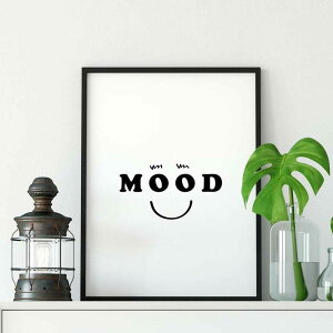 Positive MOOD Typography Print A3 A[g |X^[ k ^C|OtB [A |WeBu bZ[W p mg[  |bv Ǌ| rO  JtF gC    