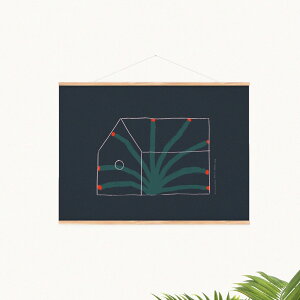 Garden House wall art Print A3 A[g |X^[ ubN A R k CeA |bvA[g Ǌ| Vv   킢 CXg A[gvg Jt i`  