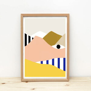 Eye and mountain Illustration Art Print A4 A[g |X^[ Jt R R A[g CXg k rO IV   JtF gC 킢 ze Ǌ| L[g KAWAII |bv IX