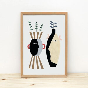 Elsa Vases Illustration Art Print A3 A[g |X^[ k GXjbN tFCX nhyCg CXg |bvA[g Ǌ| rO Lb`  JtF gC Vv   