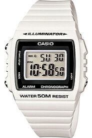 カシオ スポーツウォッチ 5気圧防水 メンズ デジタル 腕時計 ランニングウォッチ おしゃれな ホワイト 白 (W13MYP-105WHT) デジタル ストップウォッチ アラーム カレンダー LED ライト付き CASIO 海外限定 マラソン ランニング 時計 アウトドアウォッチ