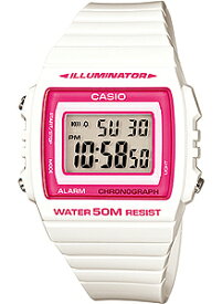 カシオ スポーツウォッチ 5気圧防水 メンズ デジタル 腕時計 おしゃれな ホワイト 白 (W13NVP-404WHPK) ストップウォッチ アラーム カレンダー LED ライト付き ランニングウォッチ カシオ CASIO 海外限定 マラソン ランニング 時計 アウトドアウォッチ