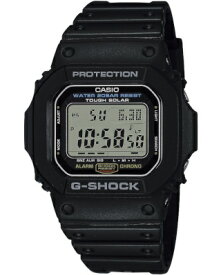 カシオ スポーツウォッチ G-SHOCK 20気圧防水 ソーラー デジタル 腕時計 文字盤 見やすい 大型液晶 (G-5600UE-1JF) ストップウォッチ カウントダウンタイマー LED ライト付き ソーラー ランニングウォッチ カシオ CASIO マラソン ランニング 時計