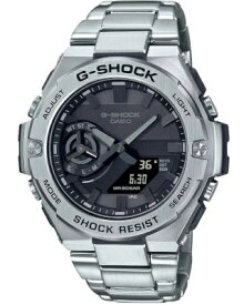 カシオ G-SHOCK スポーツウォッチ 20気圧防水 メンズ デジタル アナログ 腕時計 おしゃれな ブラック 黒 文字盤 (GST-B500D-1A1JF) ストップウォッチ タイマー モバイルリンク機能 LED ライト付き ランニングウォッチ カシオ マラソン ランニング 時計