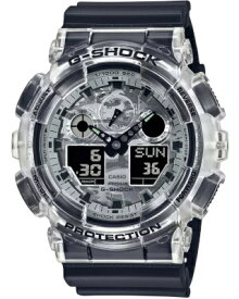 カシオ G-SHOCK スポーツウォッチ 20気圧防水 メンズ デジタル アナログ 腕時計 Gショック 限定モデル (GA-100SKC-1AJF) ストップウォッチ カウントダウンタイマー 速度計測機能 LED ライト付き ランニングウォッチ カシオ マラソン ランニング 時計