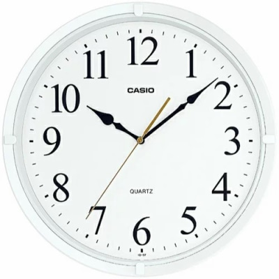 カシオ 壁掛け時計 アナログ 掛け時計 おしゃれな 大型 文字盤 ホワイト 白 (SCL22NV02) シンプル 見やすい アラビア数字 ブラック 黒  CASIO 3針 ANALOG WALL CLOCK 掛時計 ウォールクロック オフィス用 壁掛け時計 | ＭＤＣギフト