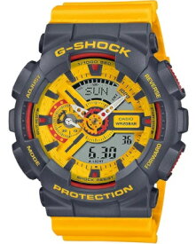 カシオ G-SHOCK スポーツウォッチ 20気圧防水 デジタル アナログ 腕時計 Gショック 限定モデル (GA-110Y-9AJF) 速度計測機能 1/1000秒 ストップウォッチ カウントダウンタイマー LED ライト付き ランニングウォッチ カシオ CASIO マラソン ランニング 時計