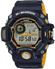 カシオ G-SHOCK スポーツウォッチ 20気圧防水 デジタル ソーラー電波 腕時計 Gショック レンジマン 限定モデル (GW-9400YJ-1JF) 電波ソーラー 方位計 気圧計 高度計 温度計 LED ライト付き 登山 釣り 時計 タイマー ストップウォッチ アウトドアウォッチ