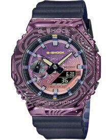 カシオ G-SHOCK スポーツウォッチ 20気圧防水 デジタル アナログ 腕時計 文字盤 見やすい 蓄光 夜光時計 (GM-2100MWG-1AJR) 針退避機能 ストップウォッチ カウントダウンタイマー ダブルLED ライト付き ランニングウォッチ カシオ マラソン ランニング 時計