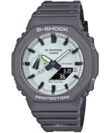 カシオ G-SHOCK スポーツウォッチ 20気圧防水 デジタル アナログ 腕時計 Gショック 限定モデル (GA-2100HD-8AJF) 針退避機能 ストップウォッチ カウントダウンタイマー ダブルLED ライト付き ランニングウォッチ カシオ マラソン ランニング 時計