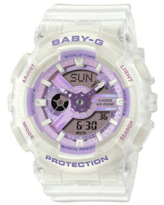 �J�V�I �X�|�[�c�E�H�b�` BABY-G 10�C���h�� ���f�B�[�X �f�W�^�� �A�i���O �r���v ������ ���₷�� �~���h�� (BA-110PS-7AJF) �X�g�b�v�E�H�b�` �J�E���g�_�E���^�C�}�[ LED ���C�g�t�� �����j���O