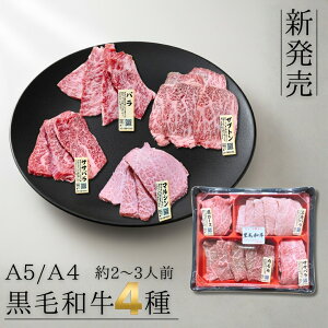 \新商品/食べ比べ 黒毛和牛4種焼肉ギフト約2〜3人前 約300 冷凍 ギフト誕生日 プレゼント 焼肉 牛肉 霜降り BBQ お中元 御中元 お歳暮 御歳暮 工場直送 冷凍 送料無料