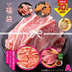 ＼楽天スーパーSALE 10％off＆更に2点以上で650円引き／ Aセット 数量限定 黒毛和牛入り 福袋 肉袋 肉福袋 不揃い 訳あり 切り落とし 炒め物 牛肉BBQ 焼肉 工場直送 冷凍 ハロウ