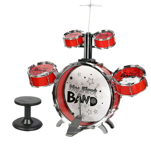 楽器 5ドラム 子供用 ミニドラムセット ドラマーごっこ バンドごっこ ドラムセット 小シンバル ドラムスティック 子供 キッズ お祝い 面白い 知育玩具 誕生日プレゼント クリスマス プレゼ