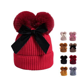 子供帽子 ニットハット 厚手 暖かい 秋冬 手編み 男の子 女の子 プレゼント 公園散歩、幼稚園、旅行、雪遊び、スノボに適し