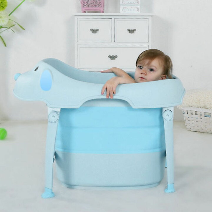 楽天市場 ベビーバス 子供用 折りたたみバスタブ 6ヶ月 10歳 子供用プール ダブルサイズ 赤ちゃん用 簡易浴槽 Mdkstore楽天市場店