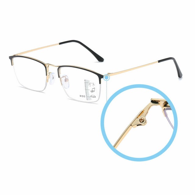 楽天市場】メガネ 老眼鏡 遠近両用メガネ 2個セット ブルーライト