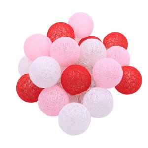 コットンボールライト LED イルミネーションライト ストリングライト 6m 電球数40 電池式/USB式 ボールライト コットンボール ランプ ワイヤーライト クリスマス ハロウィン パーティー 結婚式