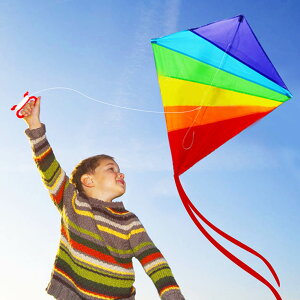 【2枚セット】カイト 凧 デルタカイト カラフルカイト 虹色 凧揚げ 子供 初心者 たこあげ よく飛ぶ 外遊び 軽量 小型 カラフルカイト アウトドア 公園遊びグッズ 大人 男の子 女の子 キャン