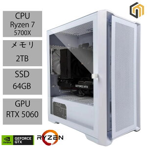 Q[~OPC MDL.make Ryzen7 5700X / RTX 5060  fXNgbv Windows11 Home ⎮ ESSDeʑI