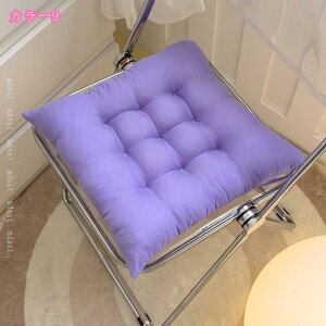 座布団 クッション おしゃれ 洗える フロアクッション 厚め 北欧 かわいい 椅子 大きめ ふかふか チェア ざぶとん シートクッション ダイニング チェアパッド 滑り止め 体圧分散 お洒落 和室