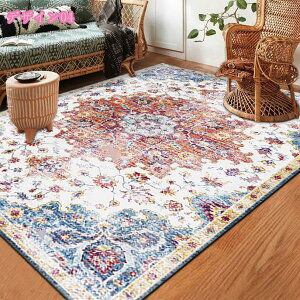 ラグ ラグマット ペルシャ風 洗える おしゃれ かわいい 北欧 カーペット長方形 正方形 ペルシャ絨毯 柄 無地 民族風 可愛い ペルシャ 滑り止め付き ホットカーペット対応 カバー 床暖房 1畳 2