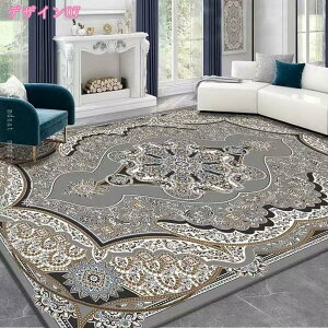 ペルシャ絨毯風 カーペット おしゃれ ペルシャ柄 エスニック ラグ 北欧風 柄 ペルシャ風 アンティーク風 絨毯 2畳 3畳 マット ベルギー絨毯 遊び毛防止 大きい 夏 秋 冬 オールシーズン 一人